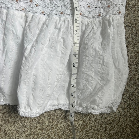 Tommy Hilfiger White Midi Skirt Casual Vacation Neutral Beach Greece Classic 12 - Picture 7 of 7